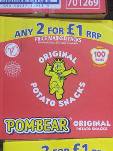 32x Pom-Bear Original Potato Snacks (32x19g)