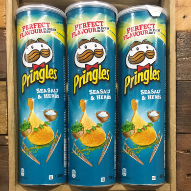 5x Pringles Sea Salt & Herbs Flavour Sharing Crisps (5x200g)