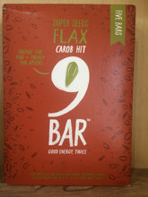 9NINE Super Seeds Flax Carob Hit 5x 40g Bars