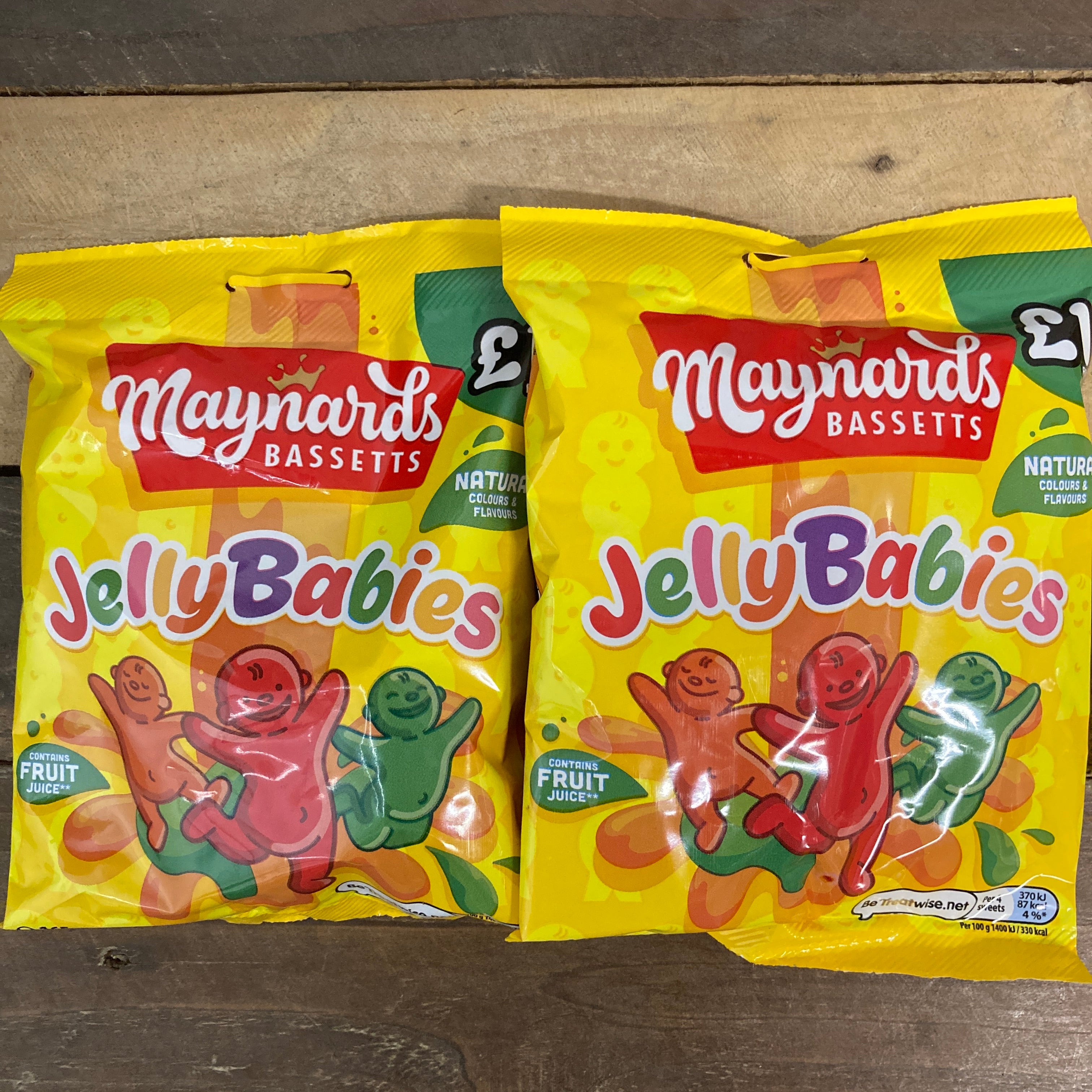 3x Maynards Bassetts Jelly Babies (3x165g) Low Price Foods Ltd