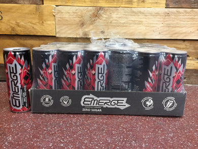 24x Case of Emerge Energy Drink Zero Sugar 250ml