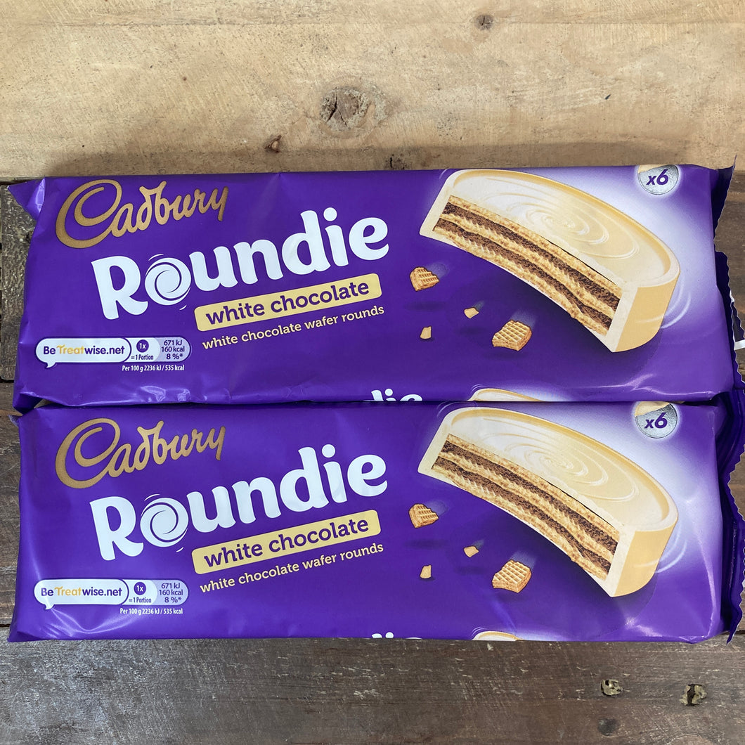 Cadbury Roundie White Chocolate Biscuits