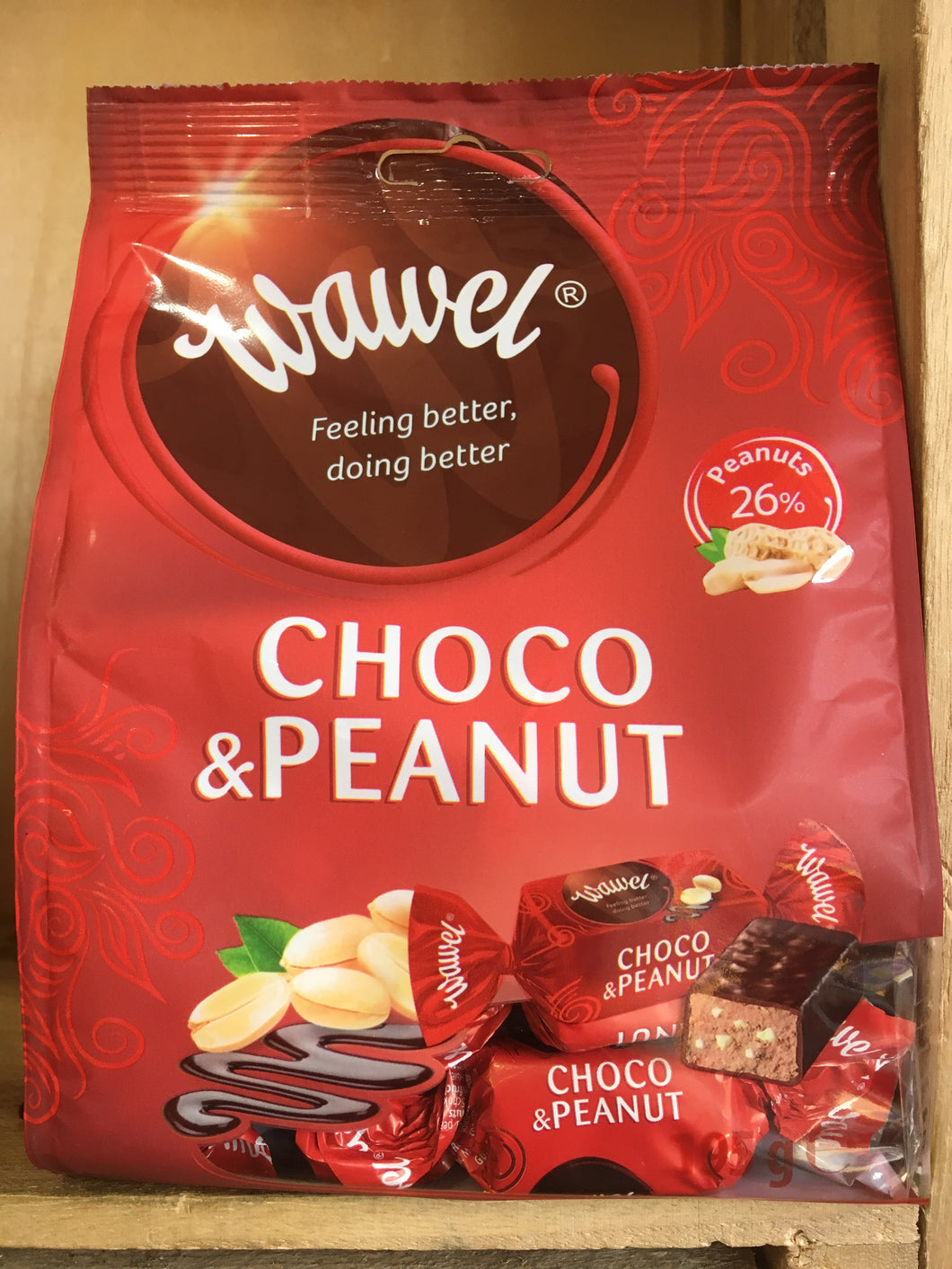 Wawel Choco & Peanut Chocolate Coated Peanut Candies 195g