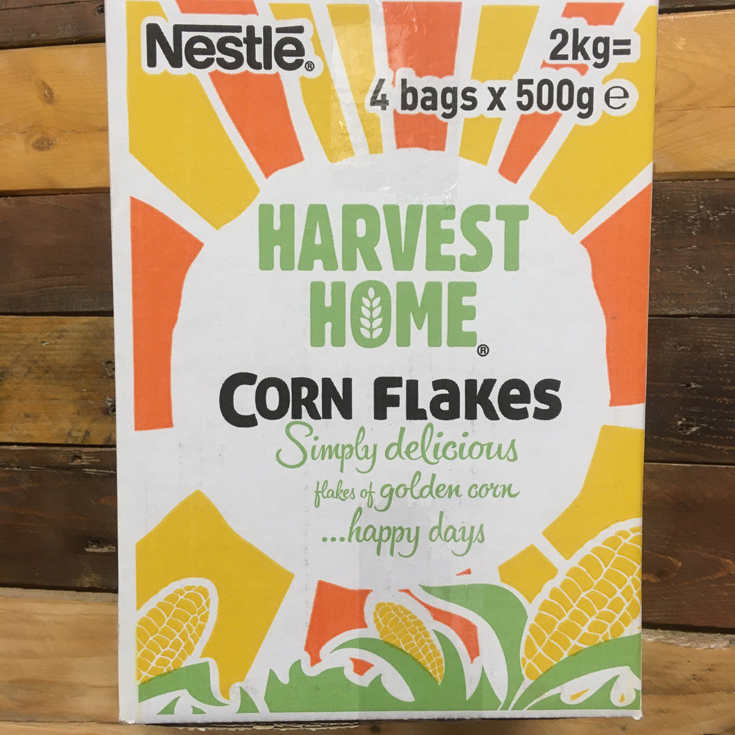 2Kg Nestle Harvest Home Cornflakes (4x500g Packs)