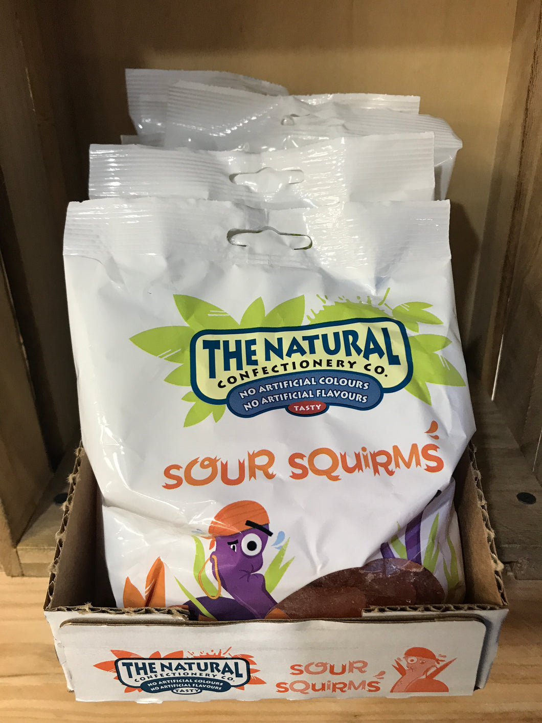 7x The Natural Confectionary Co. Sour Squirms (7x160g)