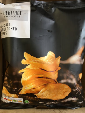 Heritage Gourmet Sea Salt Hand Cooked Crisps 110g