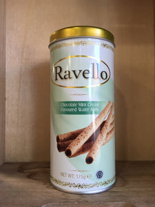 Ravello  Chocolate Mint Cream Flavoured Wafer Rolls 175g