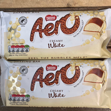 Aero Creamy White Milk Chocolate Sharing Bar 90g