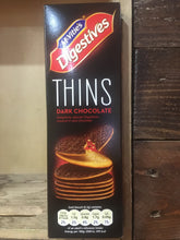McVities's Digestive Dark Chocolate Thins Biscuits 180g