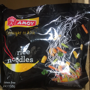 4x Amoy Straight to Wok Rice Noodles (2 Packs of 2X150g)