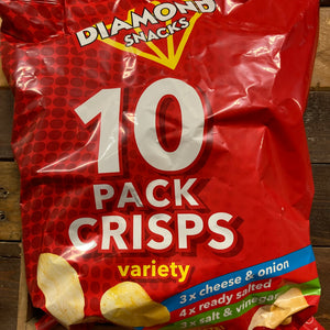 20x Diamond Variety Crisps (2 Packs of 10x18g)