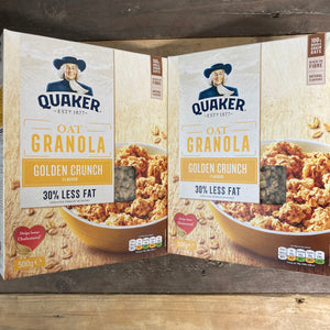 Quaker Oat Granola Golden Crunch