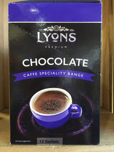 Lyons Chocolate 12 Sachet