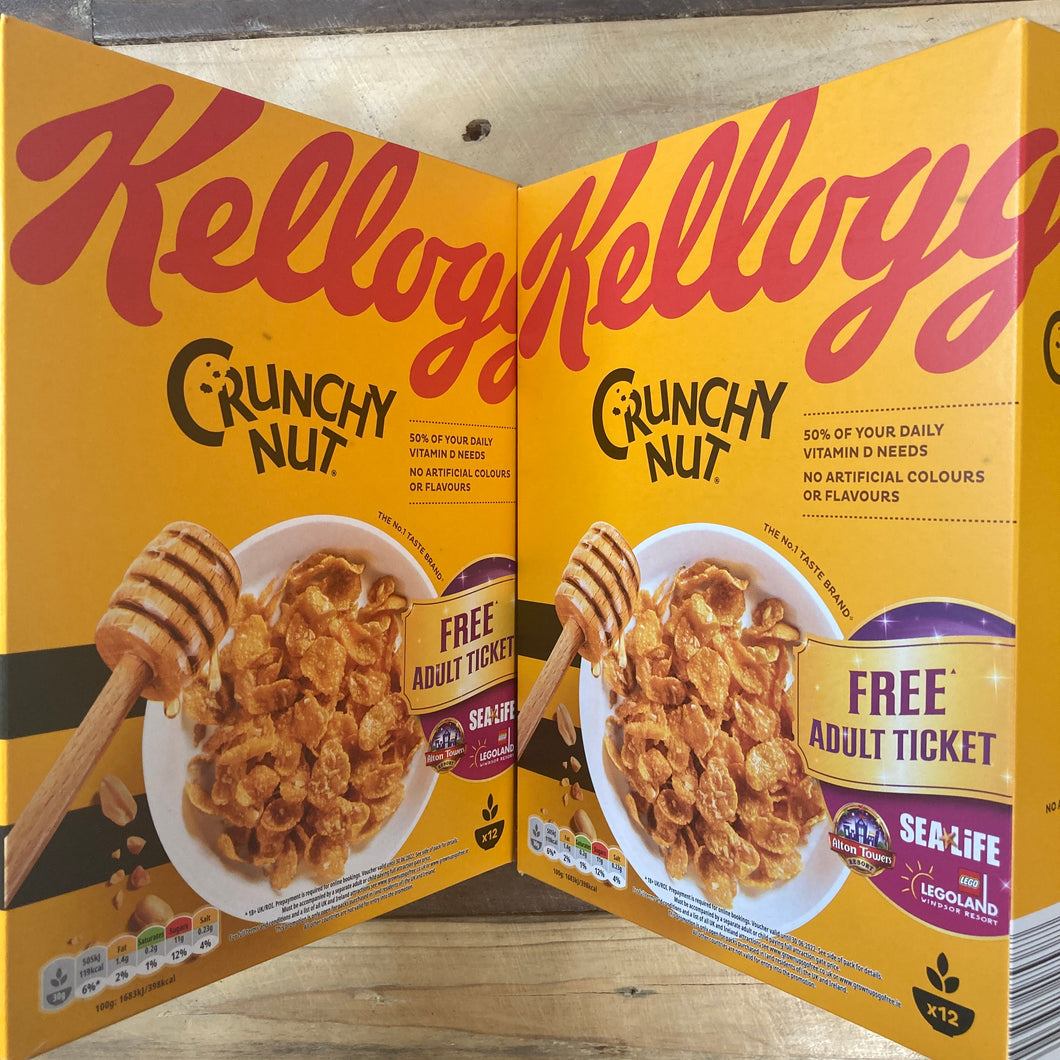 2x Kelloggs Crunchy Nut Cereal (2x375g)