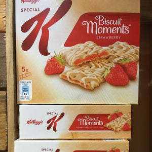 15x Kelloggs Special K Biscuit Moments Strawberry Bars (3 Packs of 5x25g)
