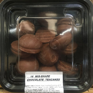 16x Mis-Shape Chocolate Teacakes