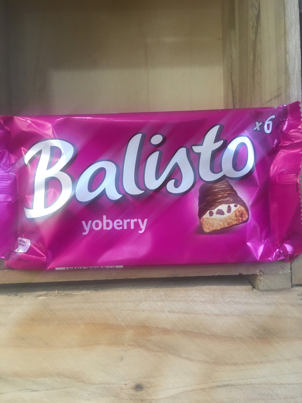 Balisto Yoberry Fruit Cereal Bar 6x Pack (6x18.5g)
