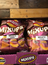 9x Walkers Mixups Meaty Flavour Crisps Box (9x120g)