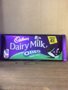 Cadbury Dairy Milk Oreo Mint Flavour 120g Bar