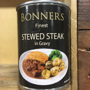 Bonners Finest Stewed Steak in Gravy 390g