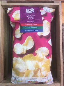 12x Co-Op Assorted Crisps (2 Packs of 6x25g)