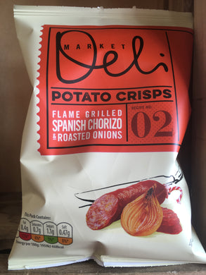 Walkers Market Deli Chorizo & Onion Crisps 40g