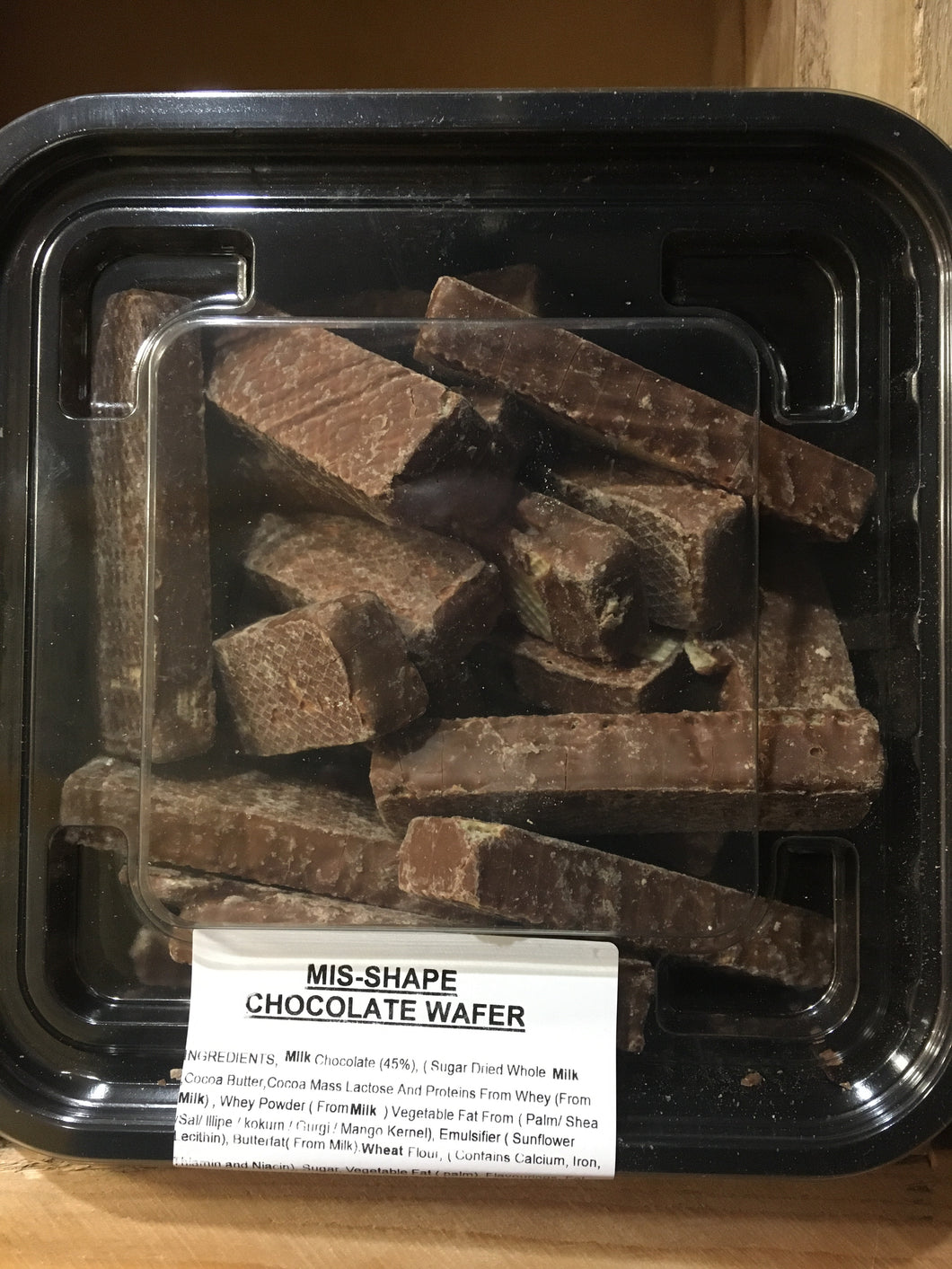 Milk Chocolate Wafer Biscuit Mis-Shapes