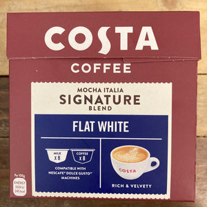 Costa Coffee NESCAFE Dolce Gusto Compatible Flat White Pods