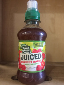 24x Robinsons Fruit Shoot Juiced Strawberry & Raspberry Fruit Juice Drink 200ml