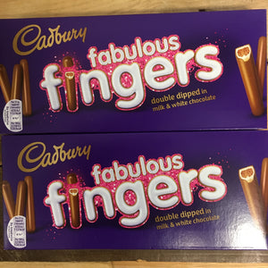 2x Cadbury Fabulous Double Dipped Chocolate Fingers Boxes (2x110g)