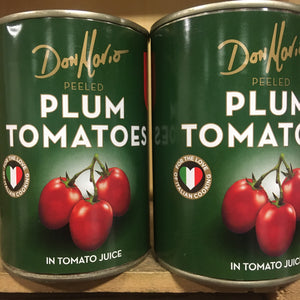3x Don Mario Peeled Plum Tomatoes in Tomato Juice (3x400g)