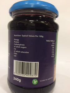 English Fayre Finest Blackcurrant Jam 340g Jar