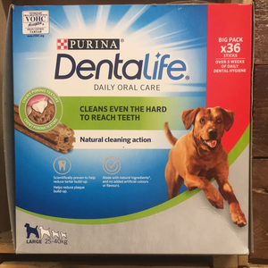 36x Purina Dentalife Large Dog Chews (12 Packs of 3)