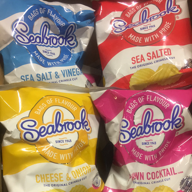 24x Seabrook Variety Crisps (2 Packs of 12x25g)