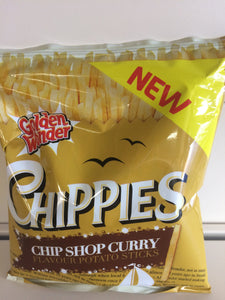 Golden Wonder Chippies Chip Shop Curry Flavour Potato Sticks 45g