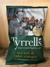 6x Tyrrells Sea Salt & Cider Vinegar Crisps (6x40g)