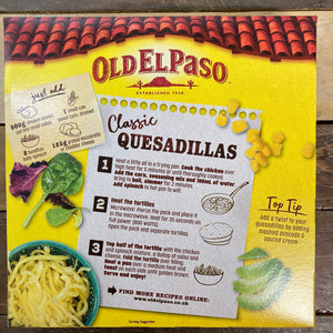 Old El Paso Cheese Quesadilla Dinner Kit 505g