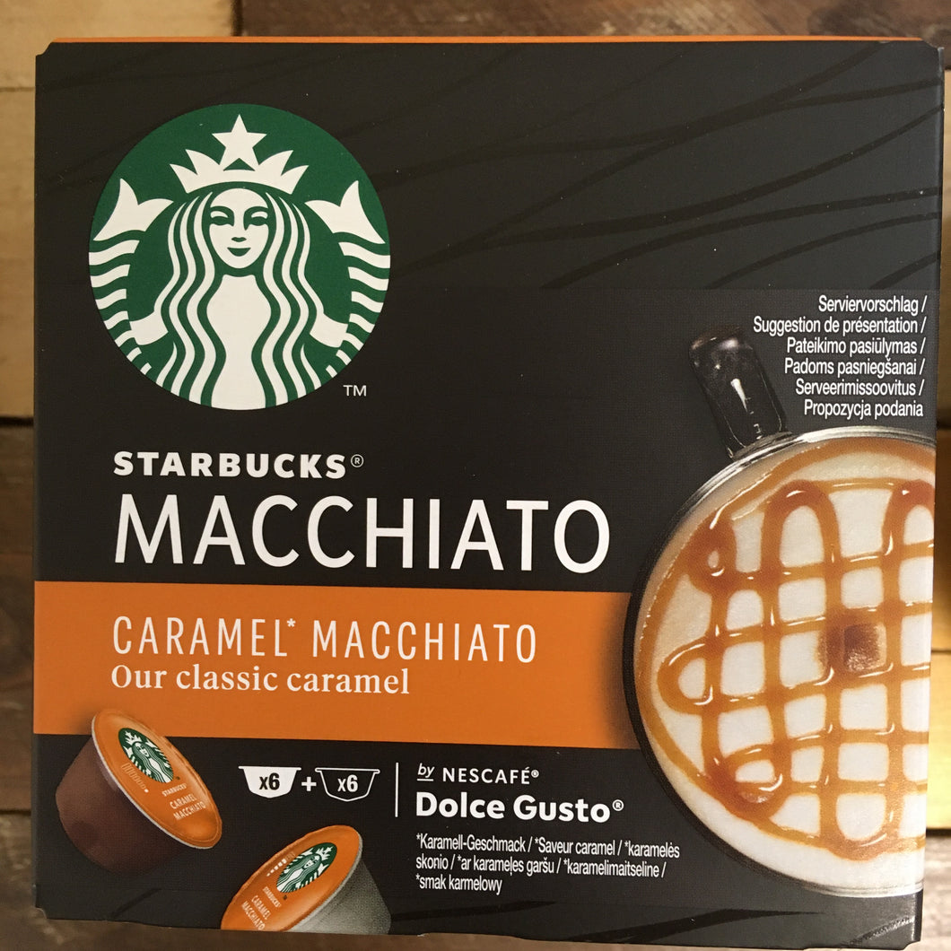 Nescafe Dolce Gusto Starbucks Caramel Macchiato Capsules