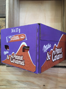 36x Milka and Peanut Caramel Chocolate Bar (36x37g)