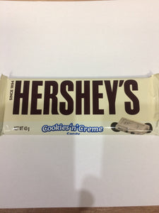 3x Hershey's Cookies 'n' Creme Chocolate Bars (3x73g)
