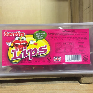 Sweeties Lips Fruit Flavoured Gums 200g
