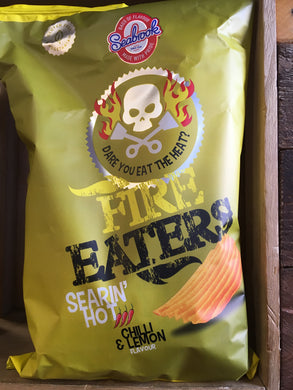 Seabrook Fire Eaters Searin' Hot Chilli & Lemon Crisps 150g