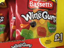 4x Maynards Bassetts Wine Gums Bags (4x165g)
