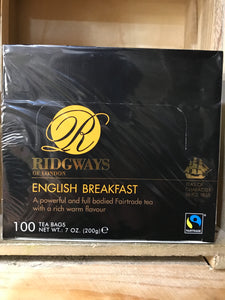 Ridgways English Breakfast Tea Bags 100 (200g)