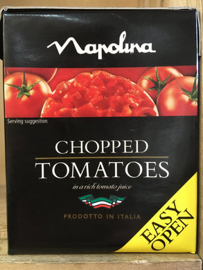 Napolina Chopped Tomatoes in Tomato Juice 390g