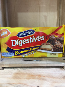 Mcvitie's Caramel Digestive Teacakes 8 Pack 146g