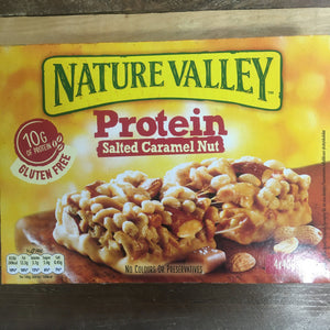 20x Nature Valley Protein Salted Caramel Nut Cereal Bars (5 Packs of 4x40g Bars)