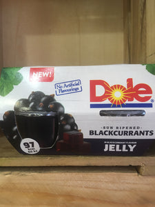 Dole Sun Ripened Blackcurrants In Jelly 4x Pack (4x123g)