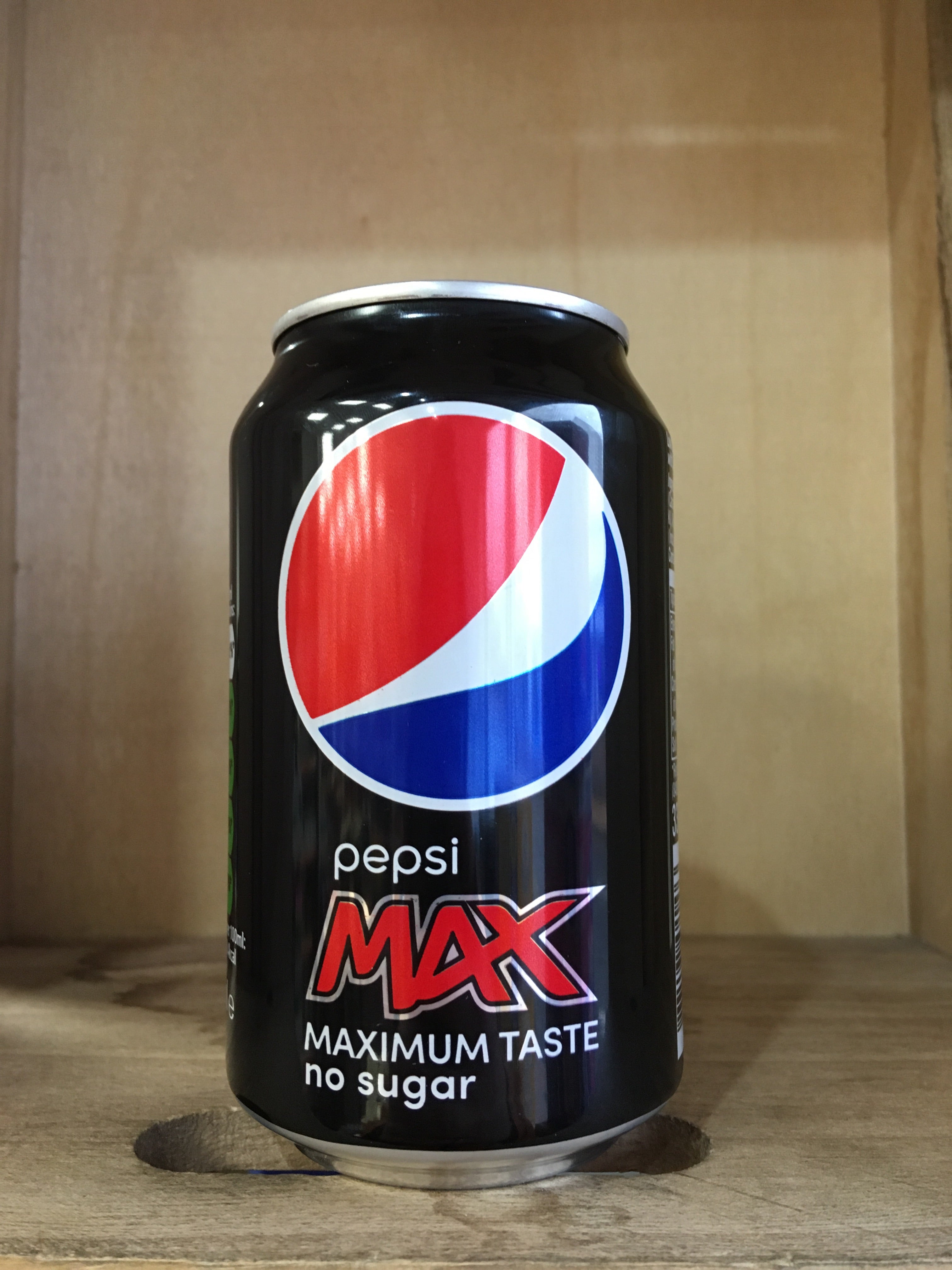 Pepsi MAX, Maximum Taste, No Sugar