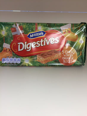 McVities Digestive Choc Winter Orange Slices 5 pack
